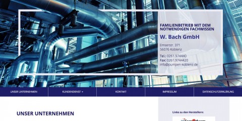 Zuverlässiger Kundendienst von Pumpentechnik W. Bach GmbH in Koblenz in Koblenz