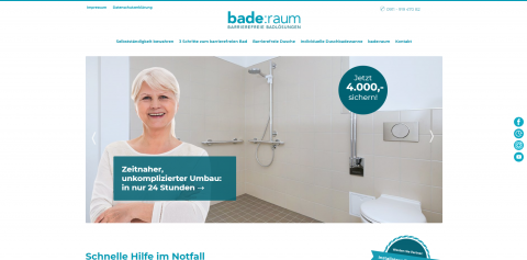 Barrierefreies Badezimmer mit bis zu 4000 € Bezuschussung in Nürnberg