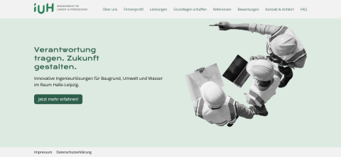 Webseite von: Ingenieurgeologie – Baugrundversagen vorbeugen mit IUH Ingenieurgeologie – Baugrundversagen vorbeugen mit IUH in Halle (Saale)
