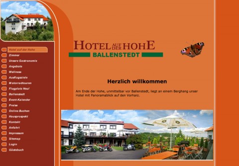 Idyllisches Hotel in Ballenstedt: Hotel auf der Hohe  in Ballenstedt