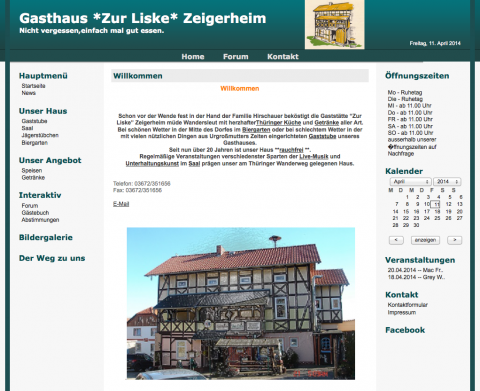 Gasthaus Zur Liske in Zeigerheim in Zeigerheim