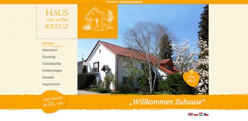 Firmenprofil von: Cozy hotel near Cologne: Haus zum weißen Kreuz