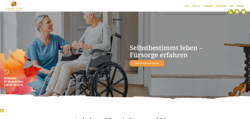 Firmenprofil von: Die Vorteile der ambulanten Pflege – wenn das Heim nicht in Frage kommt