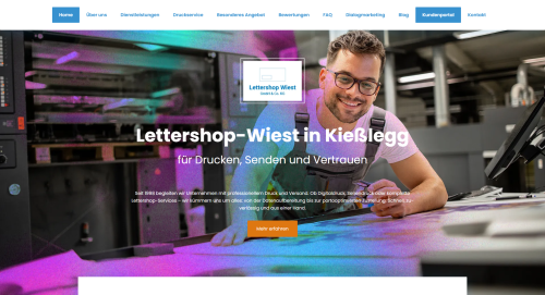 Firmenprofil von: Versand und Druck von Lettershop Wiest in Kißlegg: Effiziente Lösungen für Unternehmen