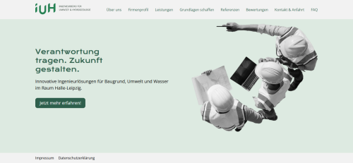 Firmenprofil von: Ingenieurgeologie – Baugrundversagen vorbeugen mit IUH