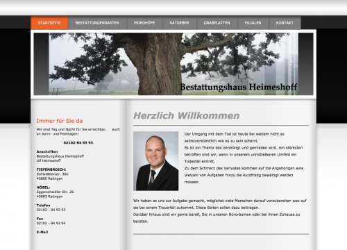 Firmenprofil von: Bestattungshaus Heimeshoff in Ratingen