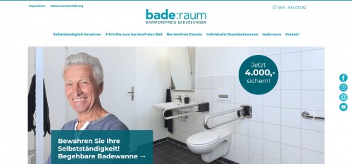 Firmenprofil von: Teilmodernisierung im Bad vom Profi: bade:raum autark UG