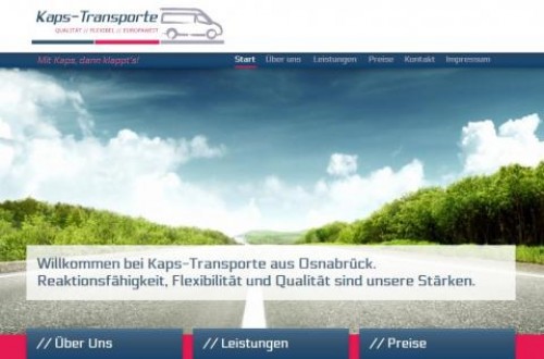 Firmenprofil von: Schneller Transport bei Kaps in Osnabrück